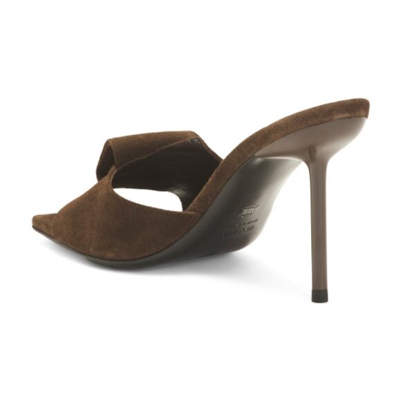 BY FAR Made In Portugal Suede Hawn Heeled Sandals NWT - Picture 2 of 3